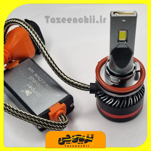لامپ هدلایت مدل m8 سوپر لایت شرکت کانپکس (conpex super Light m8 h11) پایه h11 (گارانتی+ارسال رایگان )+مشاهده ویدئو